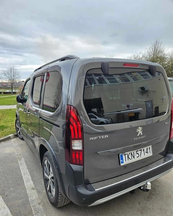 Peugeot Rifter cena 72000 przebieg: 139000, rok produkcji 2020 z Końskie małe 79